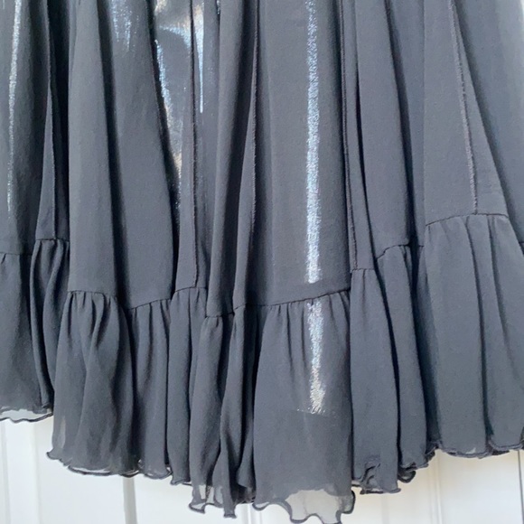 EUC Rickie Freeman for Teri Jon Pewter dress - Picture 11 of 16